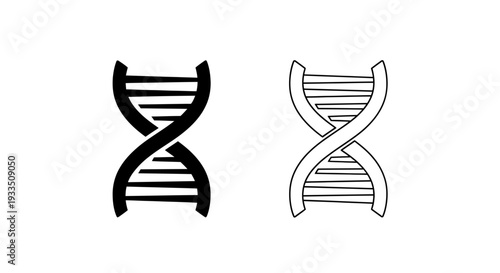 Dna double helix design Vector