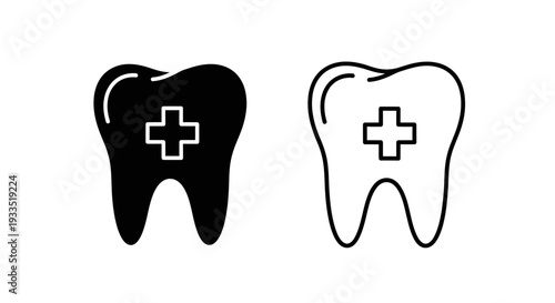 Dental care icon design Vector