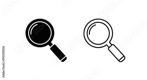 Magnifying glasses search Vector