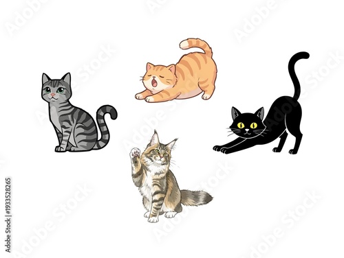 set of cats
