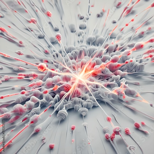 3d rendered illustration of a dna molecule
