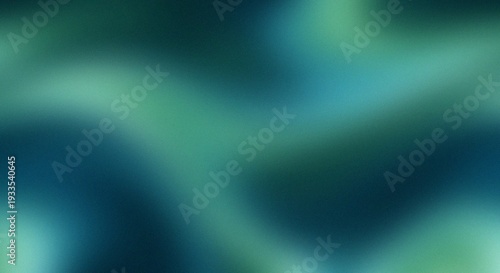 Abstract waves of deep oceanic blues and greens in ethereal motion illustration