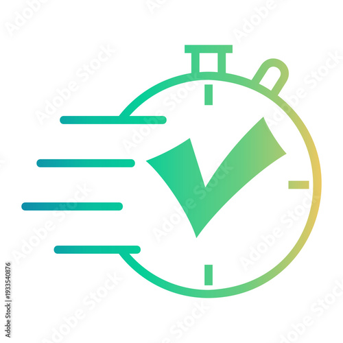 response Line Gradient Icon