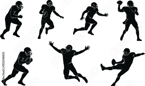 Office Furniture Black Silhouettes Set, Desks, Bar Stools, Filing Cabinets and Shelves Collection, Workspace Interior Equipment Vector Illustration, Isolated