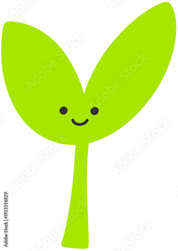 Simple Hand Drawn Sprout Illustration