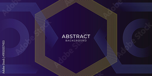 A vibrant abstract background with a deep purple hue and intricate circular patterns