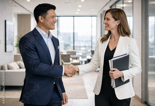 business people shaking hands