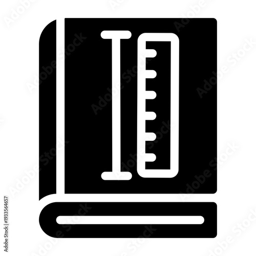 Manual Book Solid Icon, Guide book Icons Collection, Handbook Silhouette.