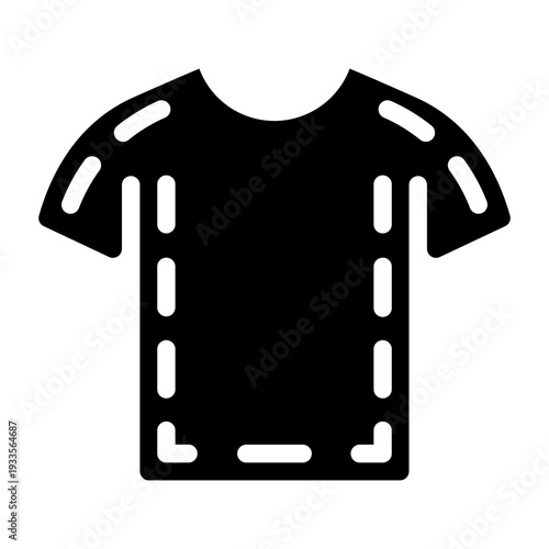 Tailoring Solid Icon, Dressmaking Icons Collection, Stitching Silhouette.