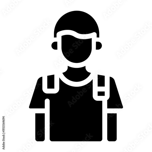 Tailor Solid Icon, Dressmaker Icons Collection, Fashion Designer Silhouette.