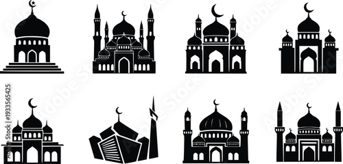 Mosque Creator vector illustration work