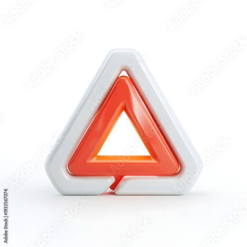 Warning Triangle Road Sign Symbol.