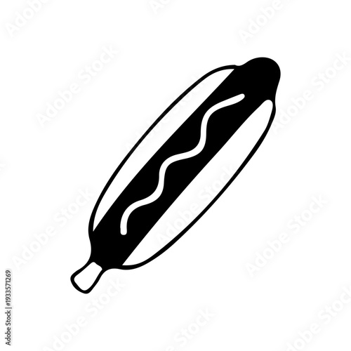 Simple Hot Dog Icon