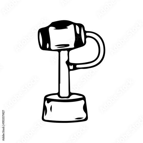 Hand Drawn Sledgehammer Icon