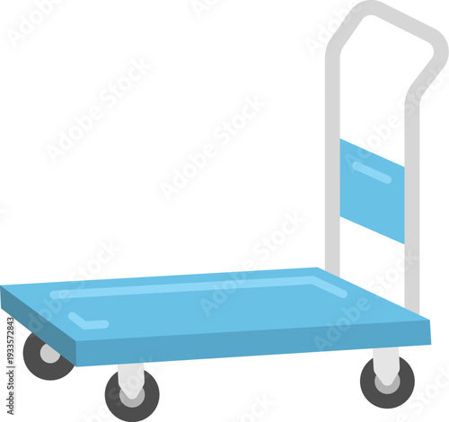 台車のアイコンのイラスト