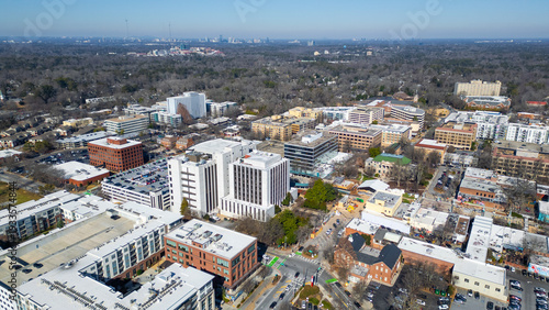 Quadro su tela View of downtown Decatur Georgia