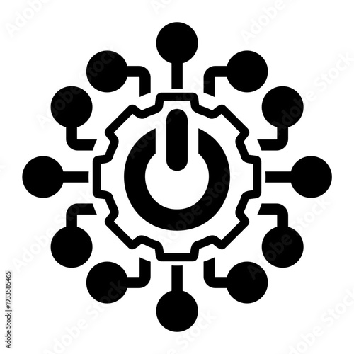 automation Line Icon