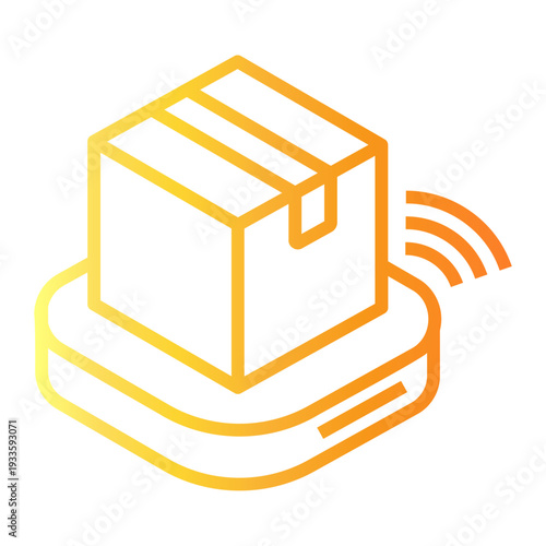 automation Line Gradient Icon