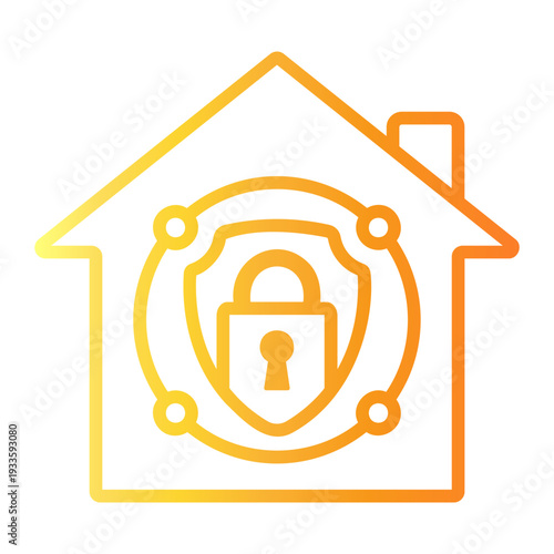 automation Line Gradient Icon