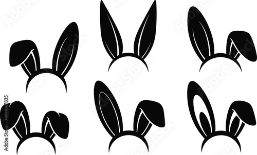 Elegant black silhouette of a witch flying on a broomstick with flowing hair and cape isolated on white background for Halloween vector design projects.