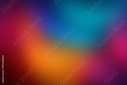 Foto Multicolored gradient background with blue orange pink and purple hues blended s