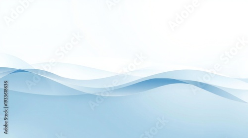 Calm blue waves