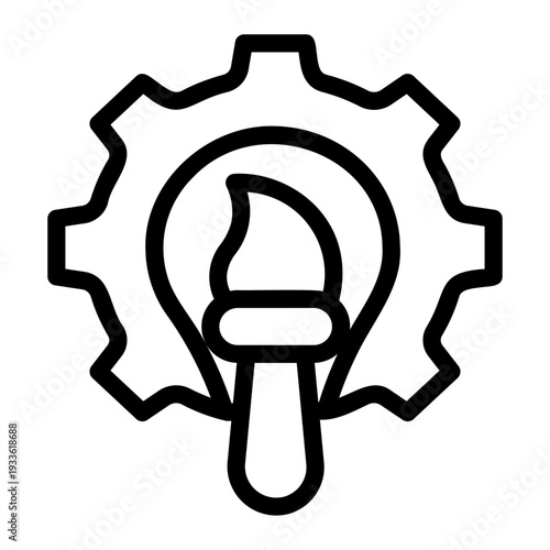 creative process Line Icon