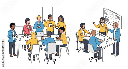 Diverse Business Team Meeting Collaboration Discussion.