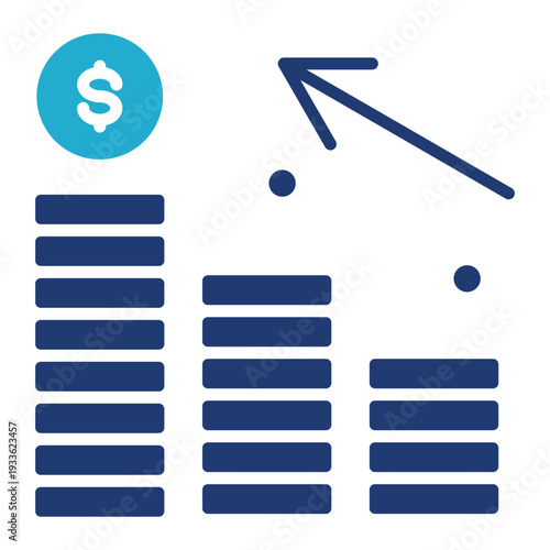 financial growth icon