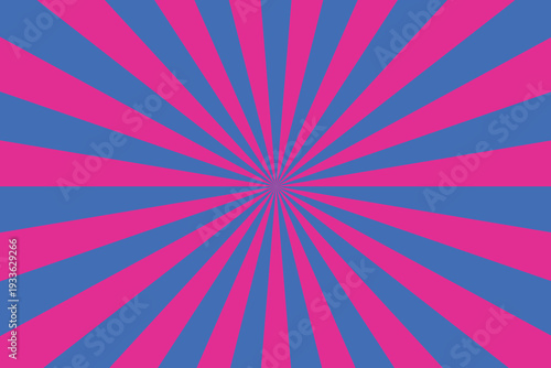 Dynamic electric blue and vivid pink lines burst outward from a central point