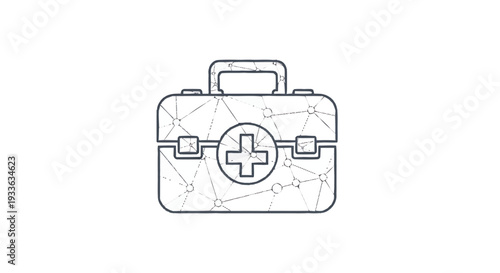 First Aid Kit Medical Emergency Health Care Symbol.