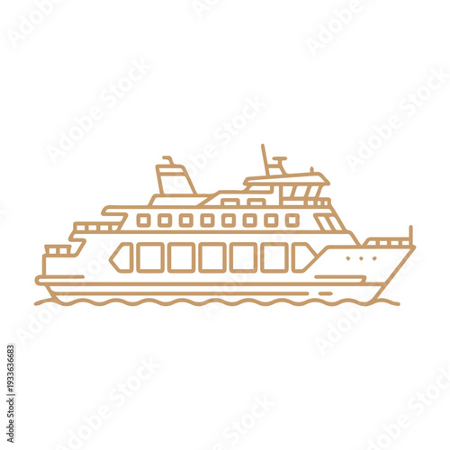 Ferry Boat Icon