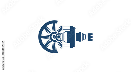 Industrial Sprinkler System Head with Fan Nozzle.