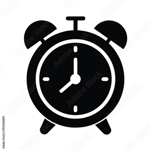 Alarm Clock Icon Vector Illustration