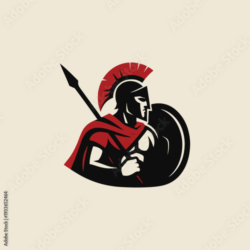Spartan in War Logo