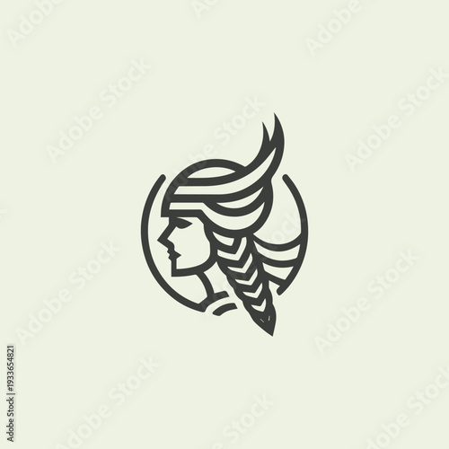 Viking Girl Logo