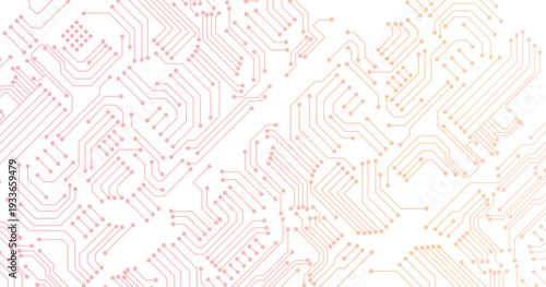 Circuit technology background with hi-tech digital data connection system and computer electronic design