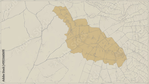 A beige colored cracked texture background with a large tan patch abstract design element