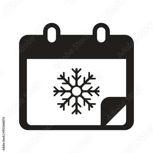 Winter season icon