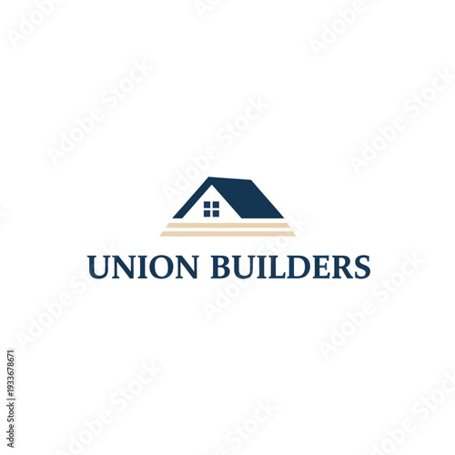 Minimalist Real Estate House Roof Logo