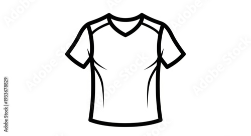 Simple Black and White T Shirt.