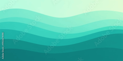 Abstract blue vector background featuring wavy sea patterns and light curves for a modern summer wallpaper illustration