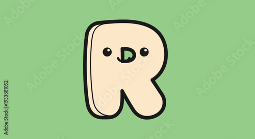 A cartoon waffle with a smiley face is centered on a green background illustration