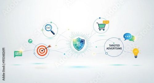 Digital Marketing Strategy and Targeting Advertising Concepts.