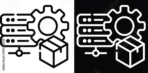 build Two-tone version in black and white background