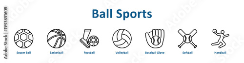 -Ball Sports icon banner and collection