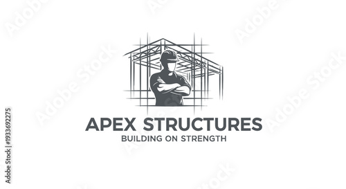 Apex Structures Logo with Builder and Architectural Design.