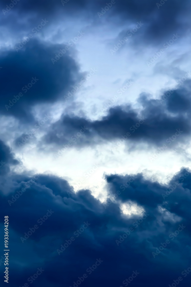 Obraz premium Dramatic Storm Clouds Background