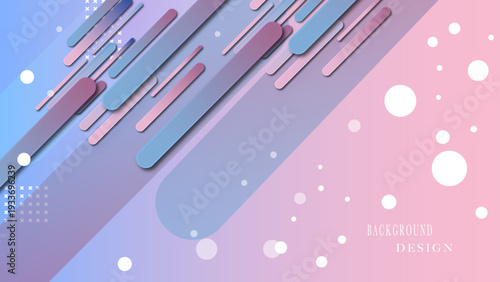 Abstract colorful gradient background with color geometric figures