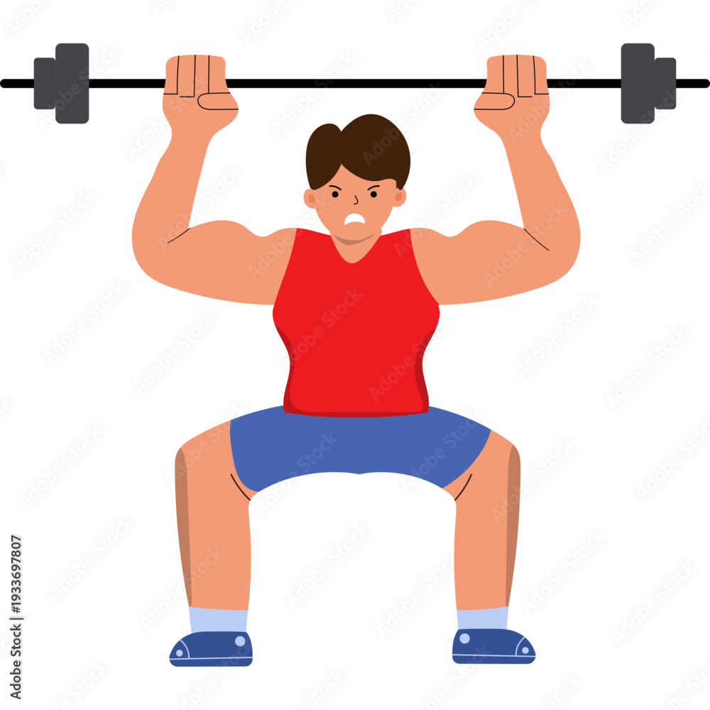 Naklejka premium Sport Activity Illustration
